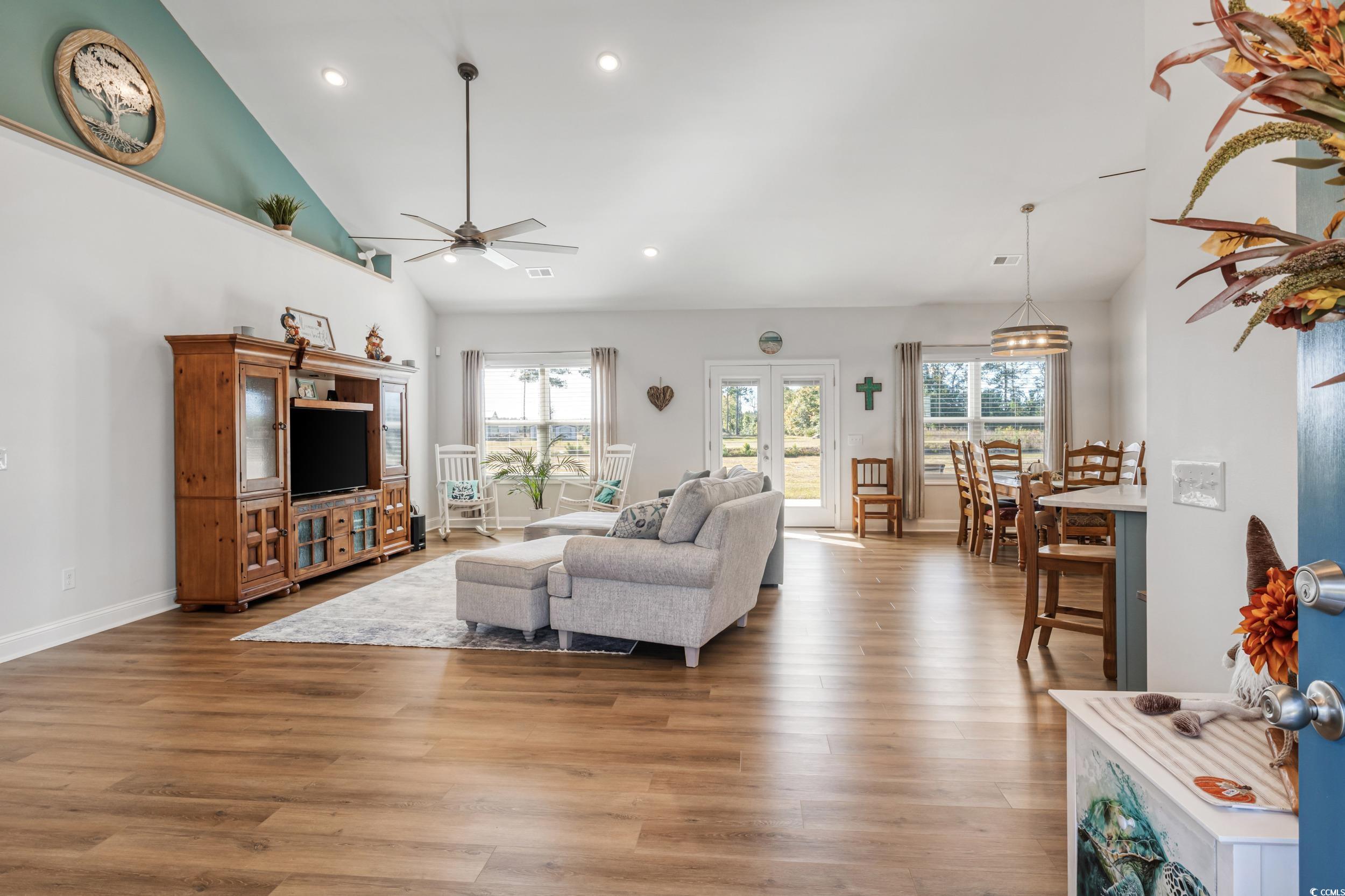4082 Salem Road Aynor, SC 29511 - Photo 9 of 39 Living room featuring hardwood / wood-style floori