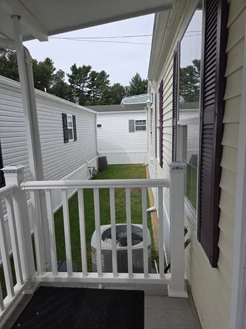 a view of a house with a window