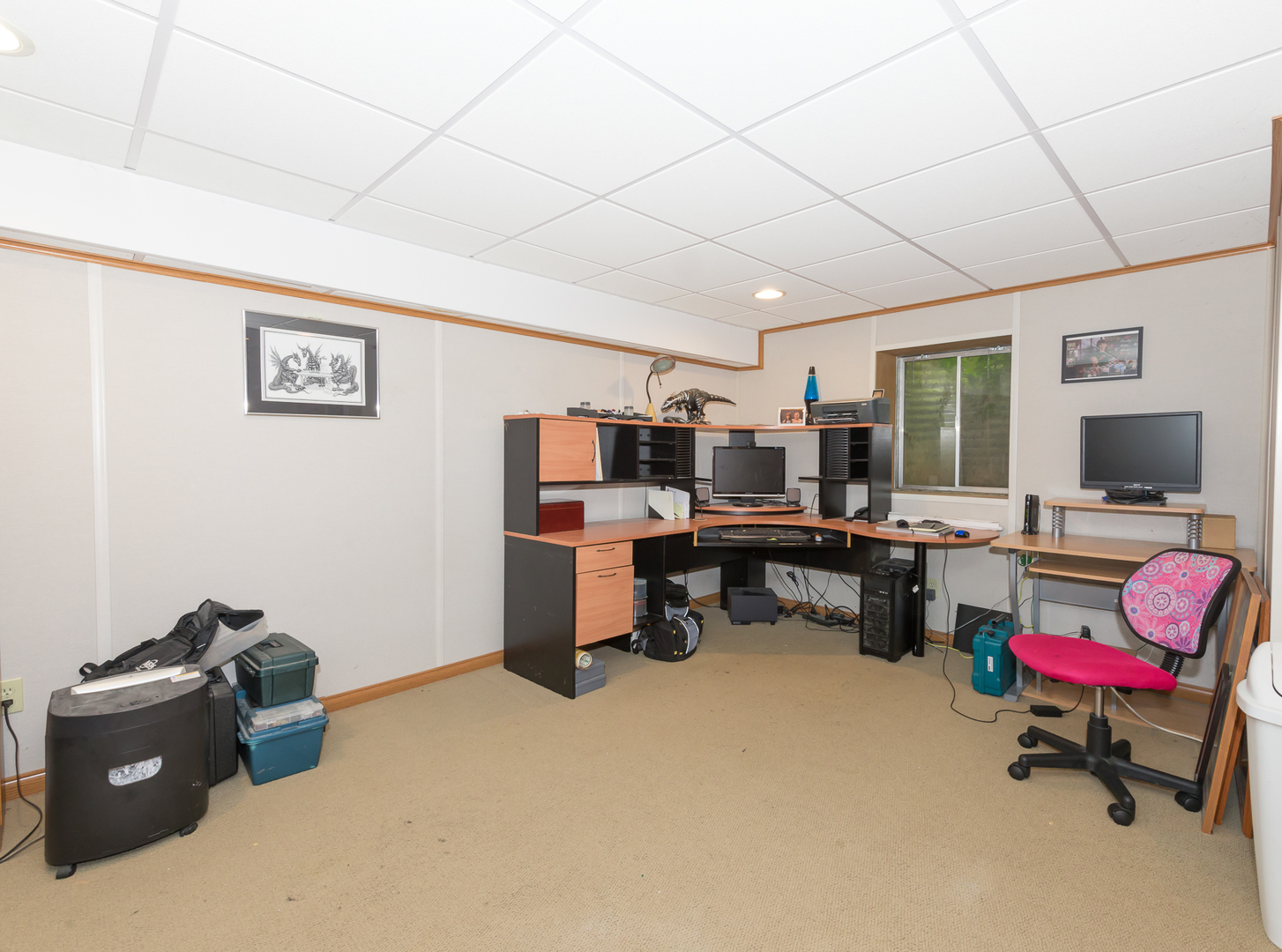 1S183 Valley Road Lombard, IL 60148 - Photo 19 of 25 a view of a workspace with furniture and a window