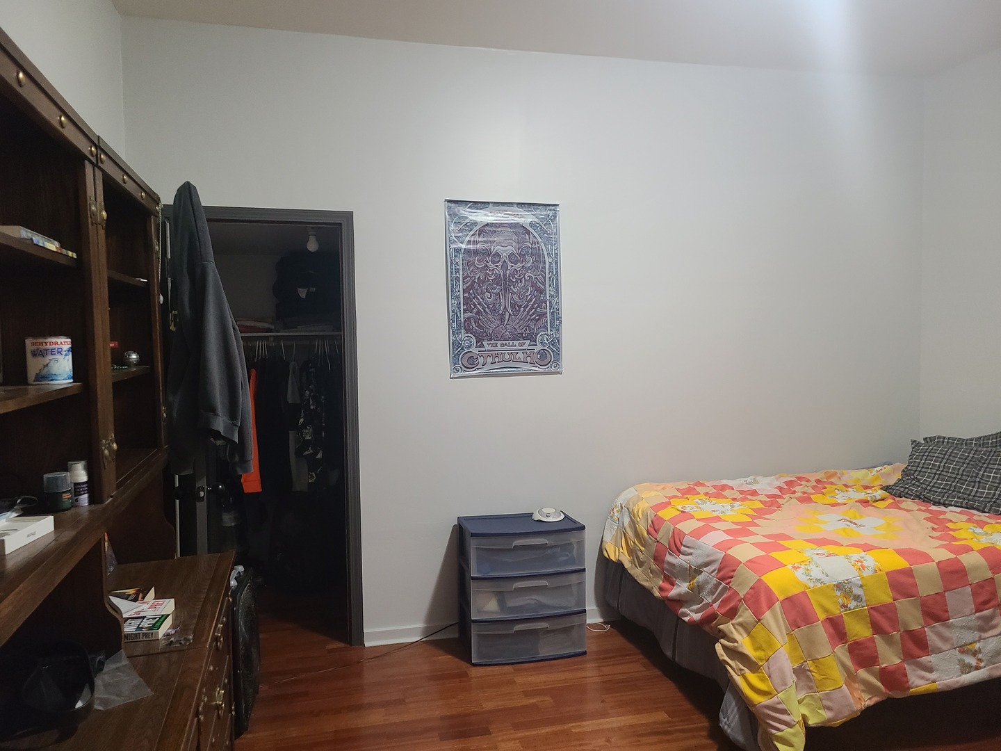 1818 4th Street Peru, IL 61354 - Photo 13 of 36 a bedroom with a bed and wooden floor