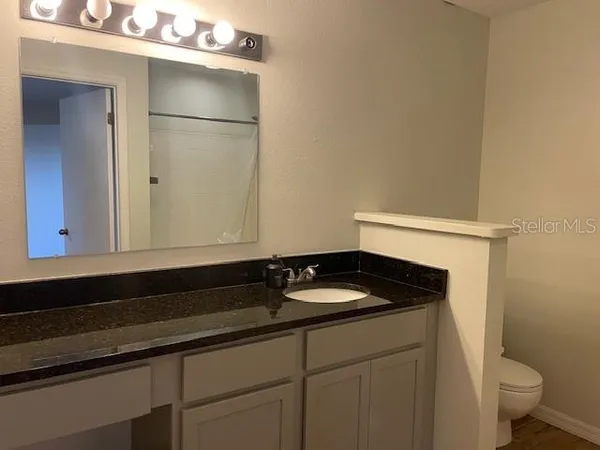 a bathroom with a sink and a toilet