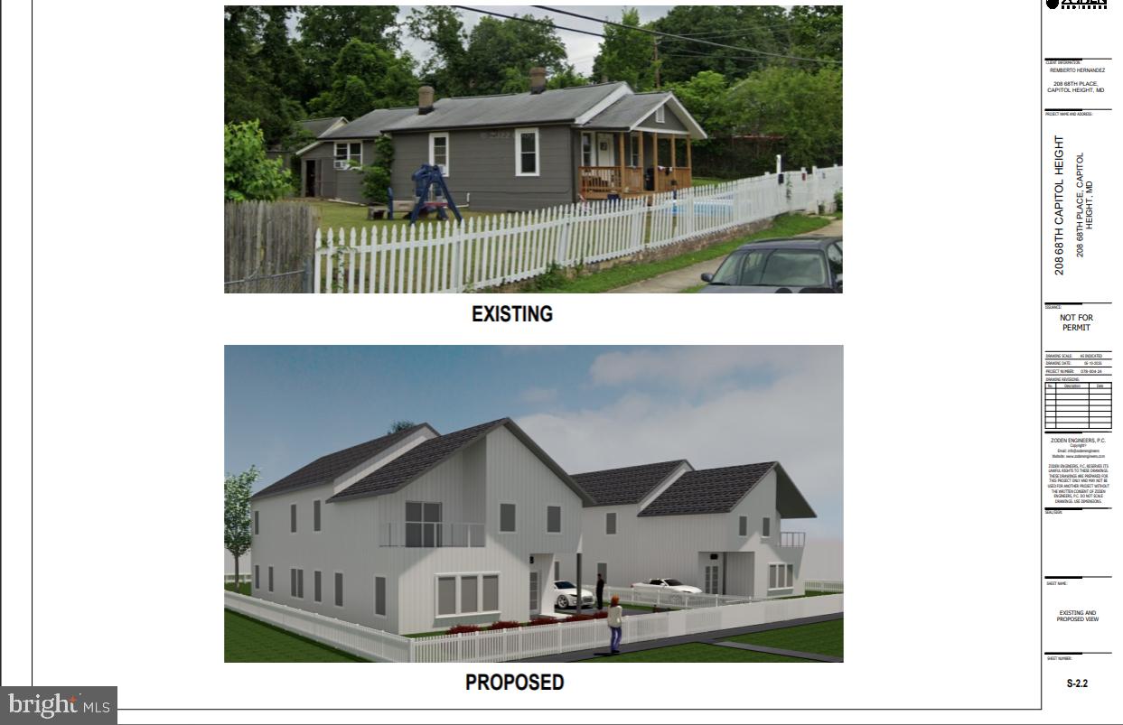 208 68th Place Capitol Heights, MD 20743 - Photo 1 of 15 a view of house and outdoor space