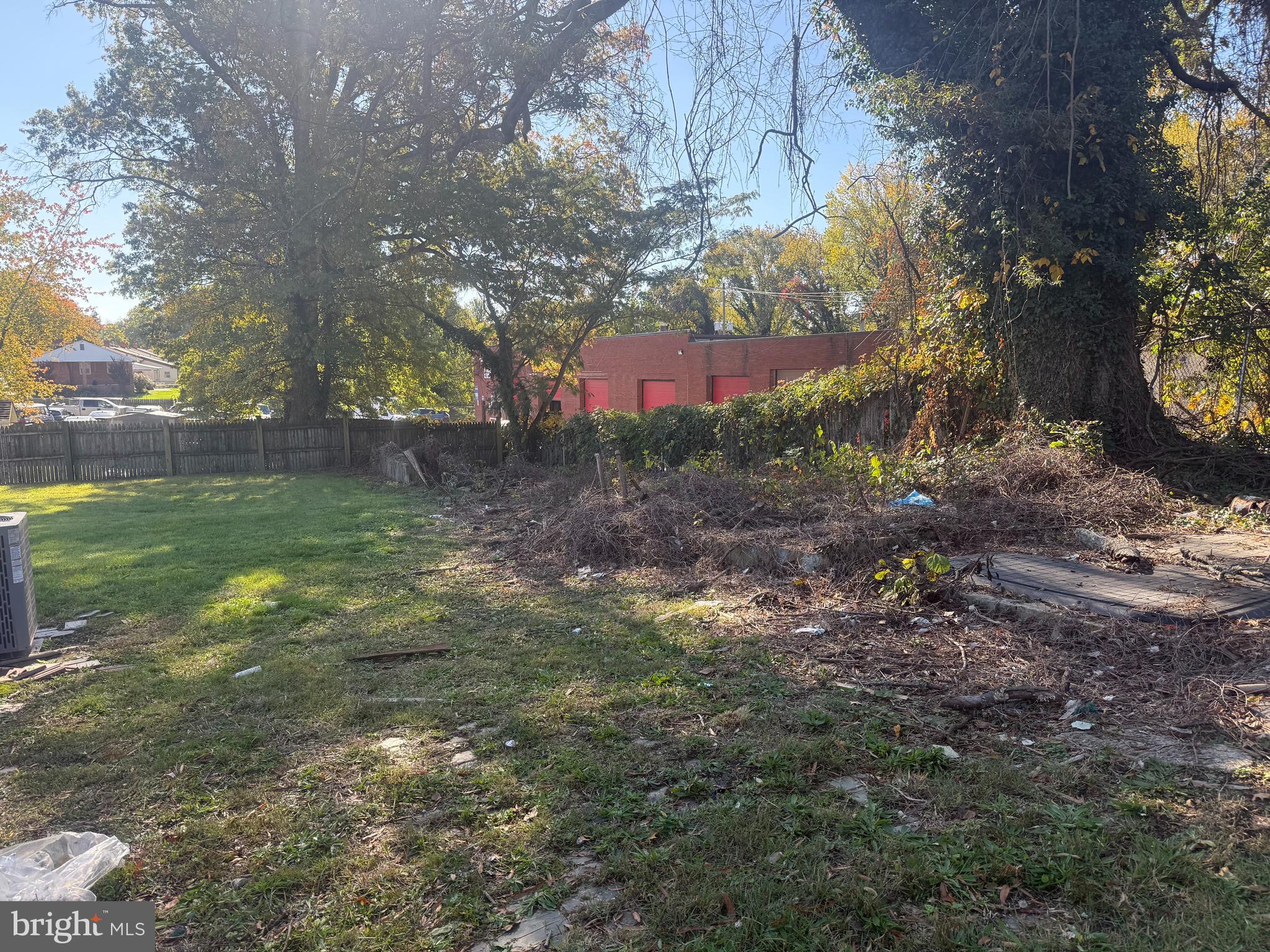 208 68th Place Capitol Heights, MD 20743 - Photo 12 of 15 a view of a yard with plants and trees