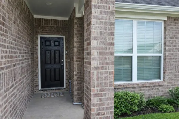 a view of front door of house