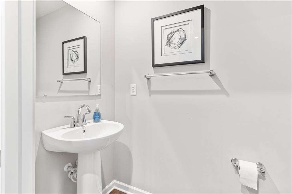 101 Jerome Drive Butler, PA 16001 - Photo 16 of 34 a bathroom with a sink and a mirror