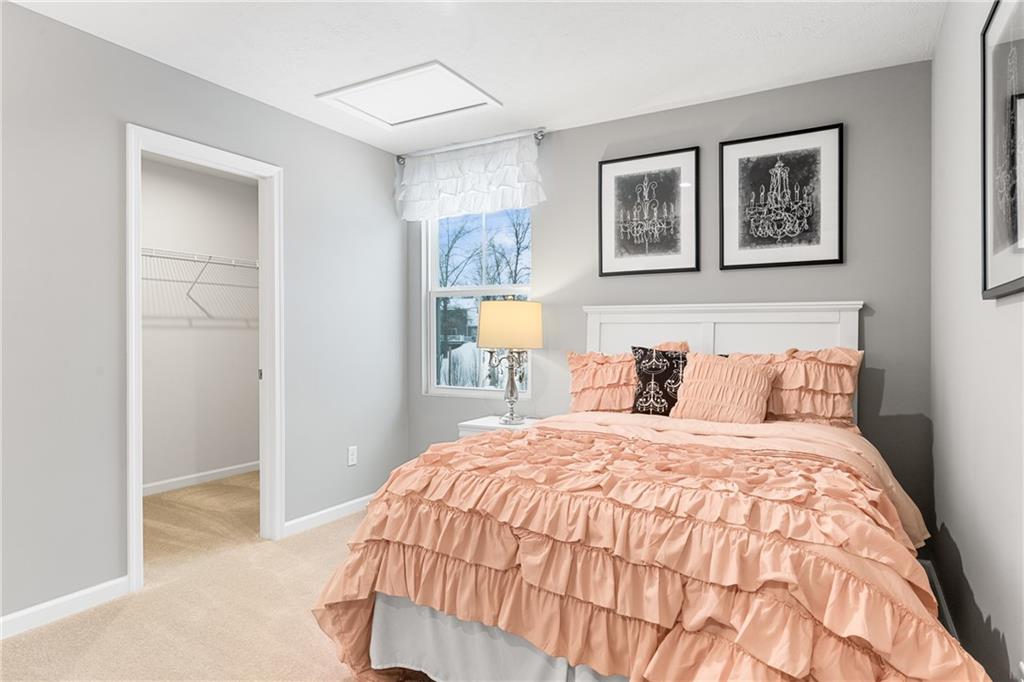 101 Jerome Drive Butler, PA 16001 - Photo 25 of 34 a bedroom with a bed and wall painting