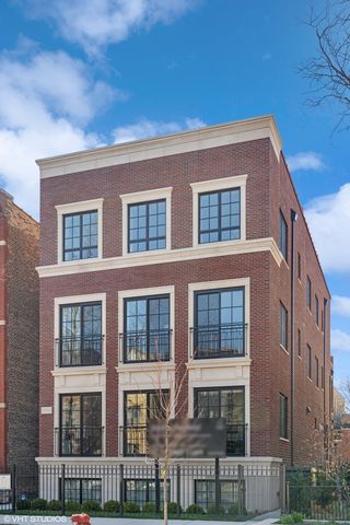 a front view of a building