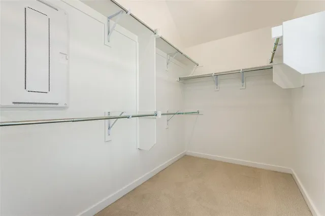 a bathroom with a tub and shower