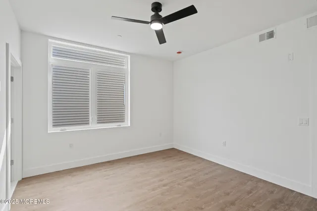 a view of a livingroom with a window