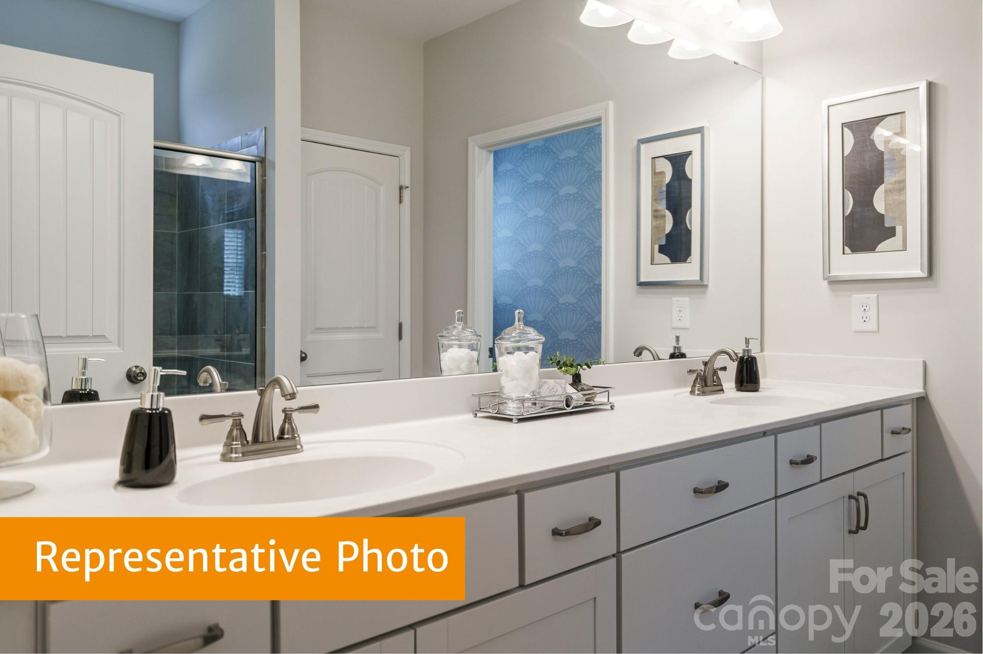 443 Blue Mountain Road Salisbury, NC 28147 - Photo 17 of 21 a bathroom with a sink and a mirror