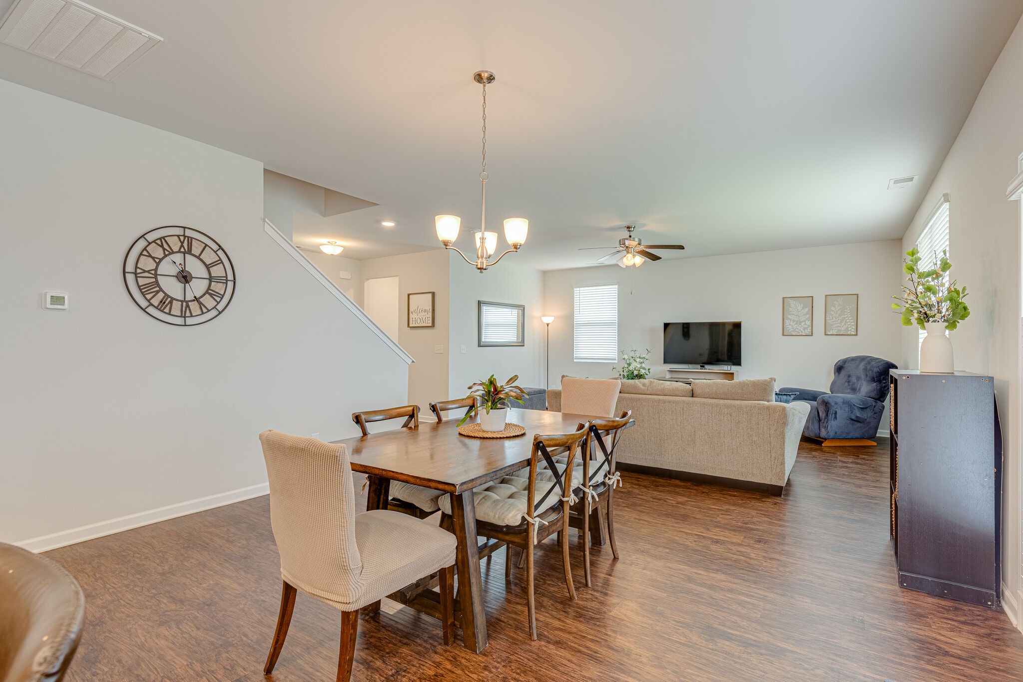 758 Prominence Road Columbia, TN 38401 - Photo 12 of 40 a view of a dining room with furniture and wooden floor