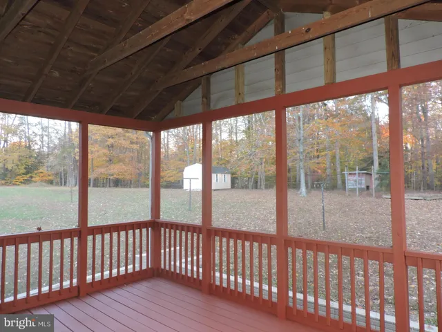 a view of city from a balcony