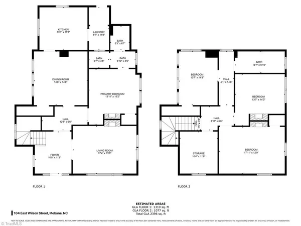 $419,900 | 104 East Wilson Street, Mebane, NC 27302