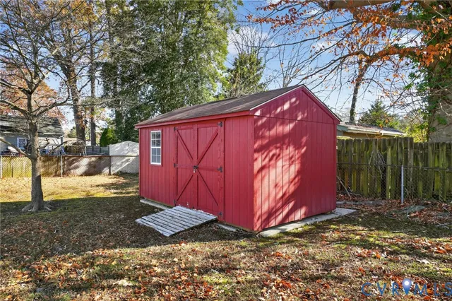 a view of a house with a patio
