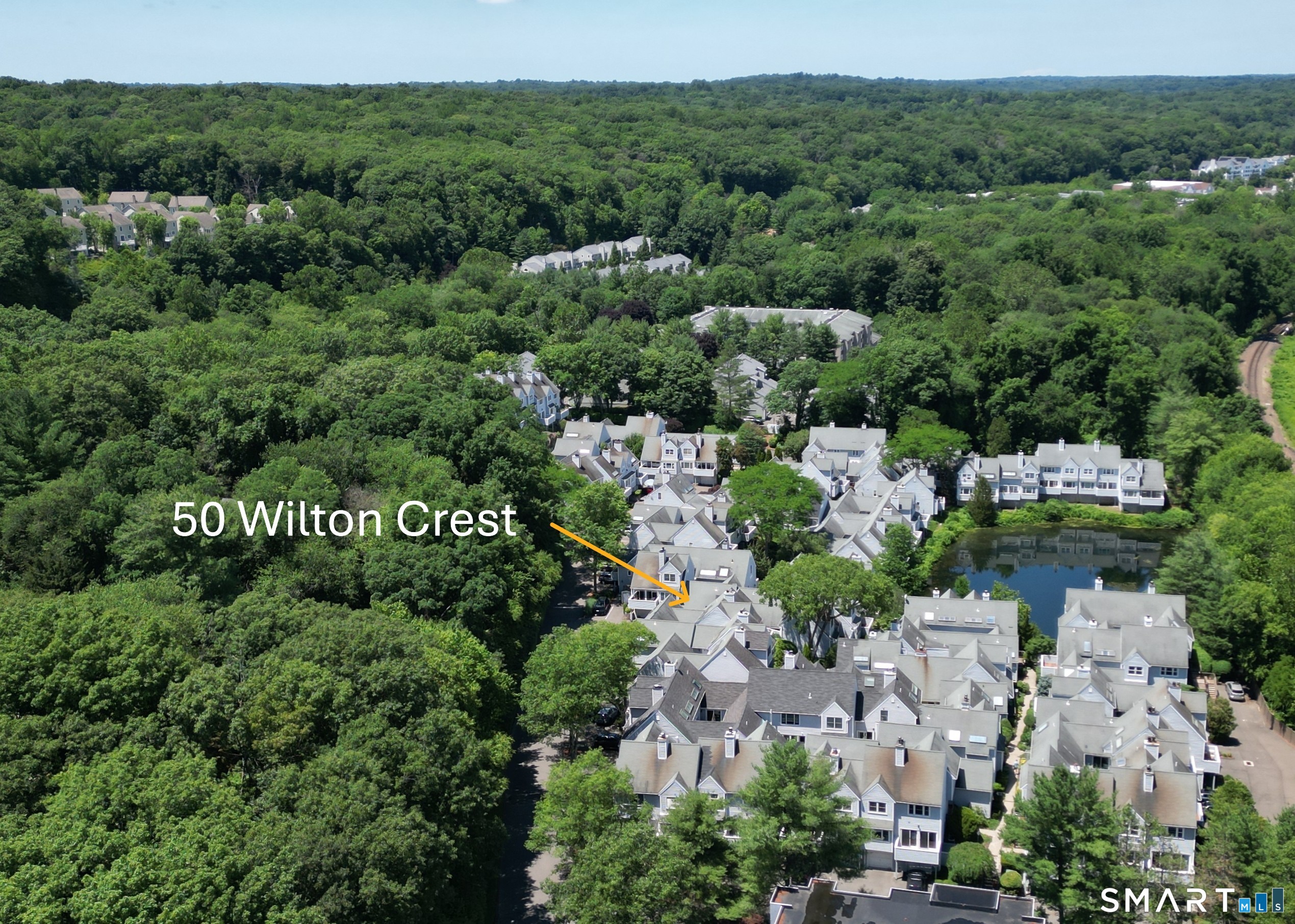 50 Wilton Crest Road, Unit 50 Wilton, CT 06897 - Photo 2 of 31 Wilton Crest looking towards Wilton center