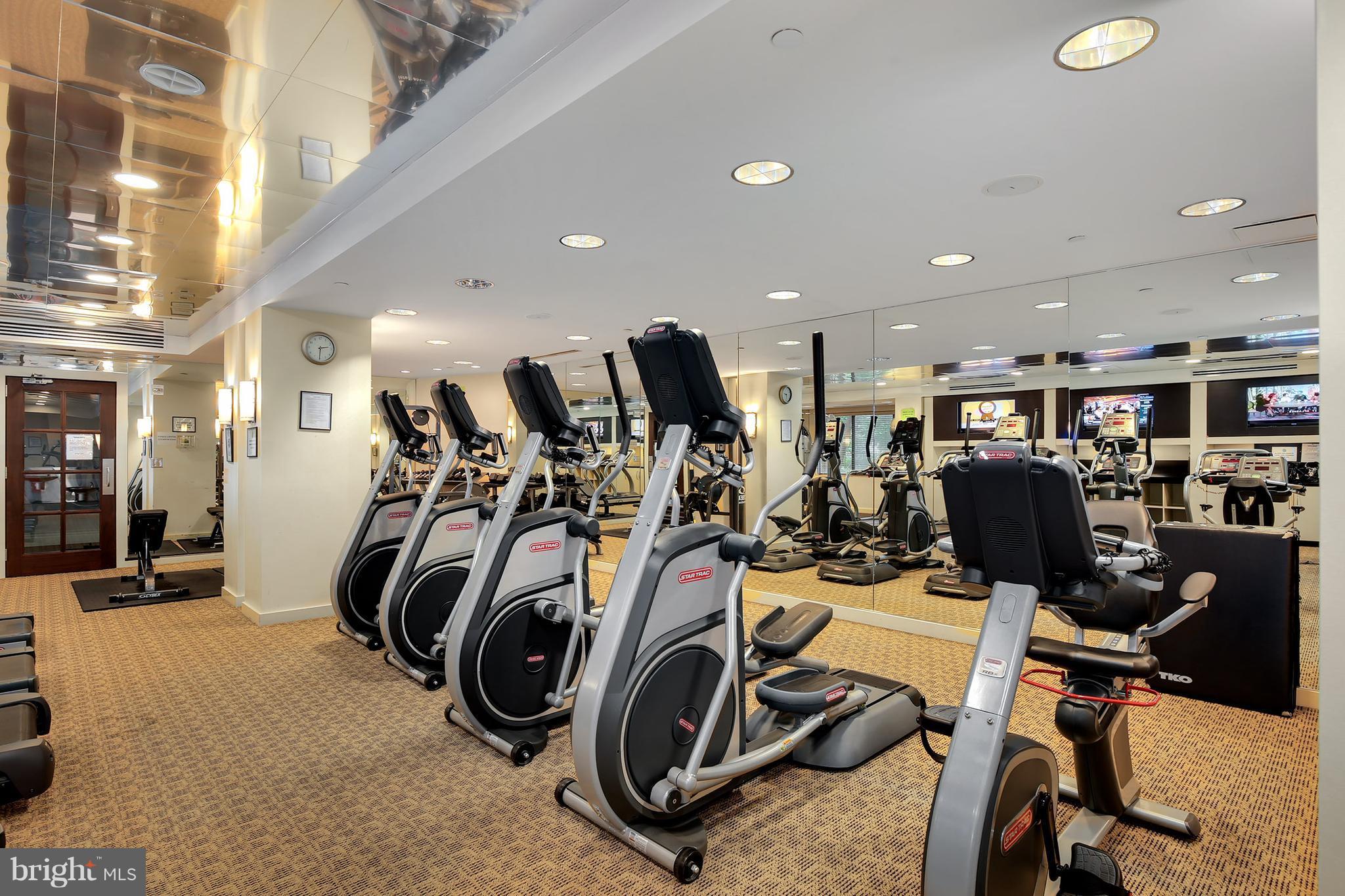 11710 Old Georgetown Road, Unit 1124 North Bethesda, MD 20852 - Photo 21 of 30 a view of a room with gym equipment
