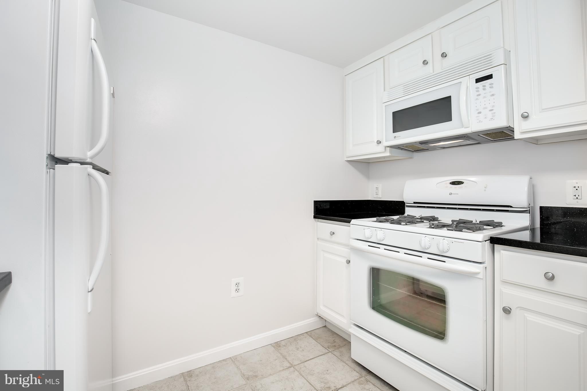 11710 Old Georgetown Road, Unit 1124 North Bethesda, MD 20852 - Photo 4 of 30 a kitchen with white cabinets stainless steel appliances and sink