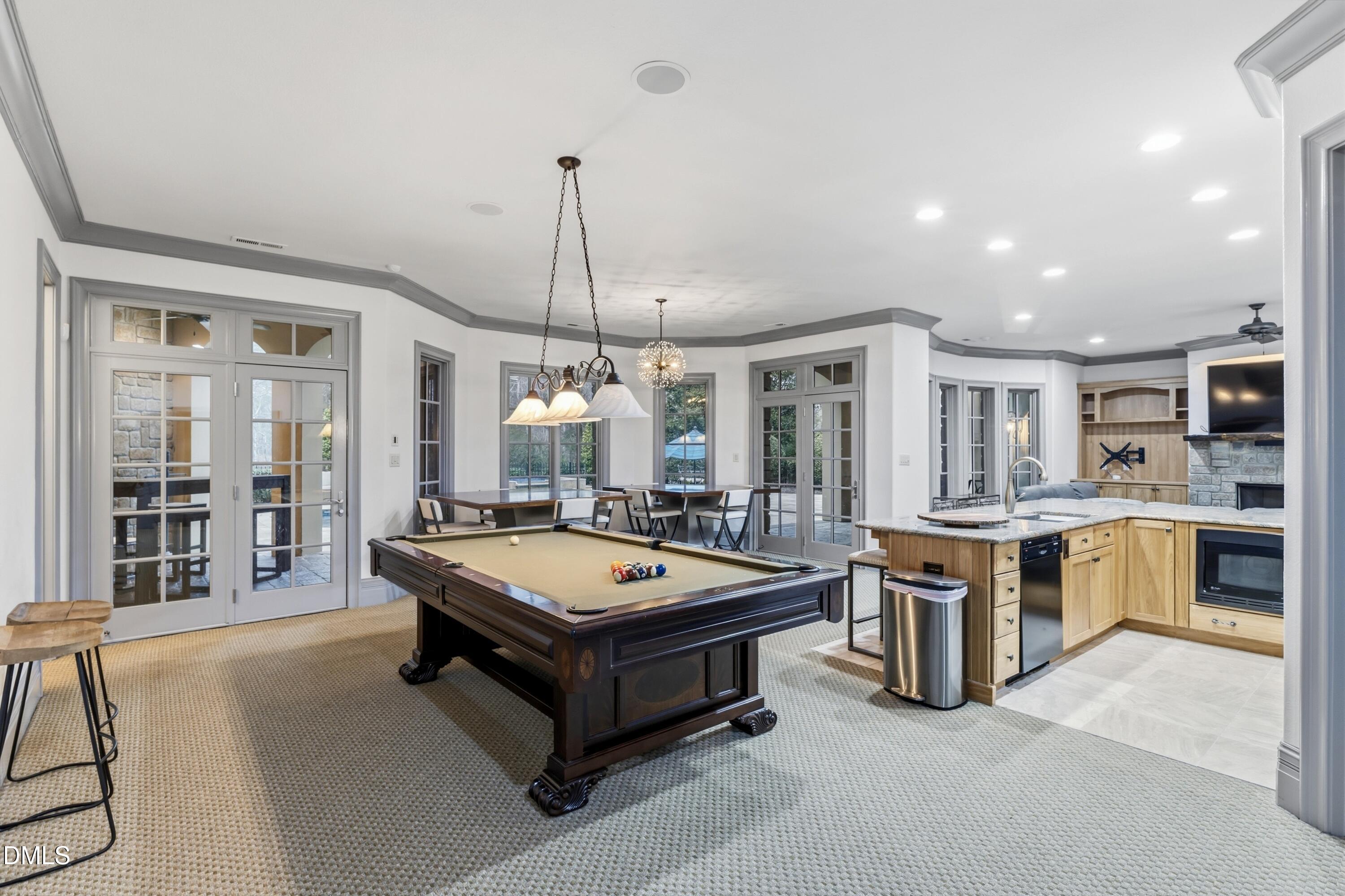 149 Perfect Moment Drive Durham, NC 27713 - Photo 71 of 100 Rec/Billiards Room