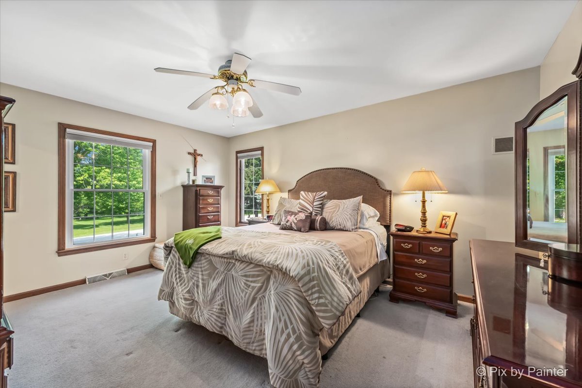 2N445 Beith Road Elburn, IL 60119 - Photo 21 of 58 a bedroom with bed and window