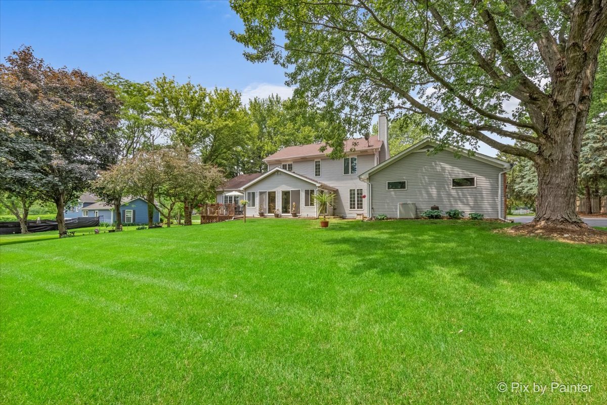 2N445 Beith Road Elburn, IL 60119 - Photo 45 of 58 a view of a white house with a big yard