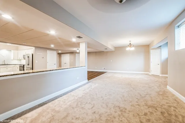 a view of an empty room