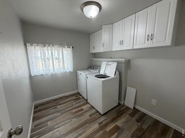 a room with storage and utility