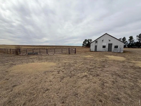 a backyard of a house