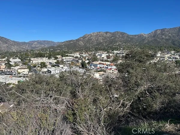 a view of city and mountain