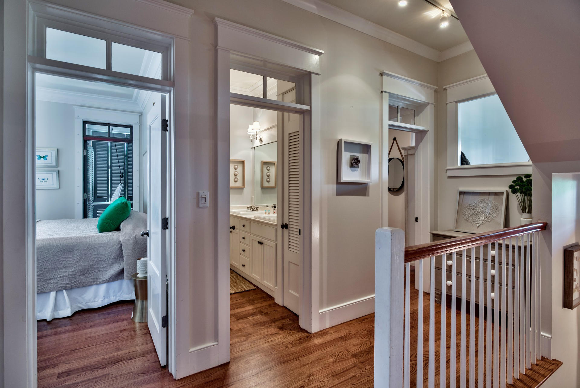 54 Round Road Rosemary Beach, FL 32461 - Photo 26 of 48 a view of livingroom with hardwood floor and hallway