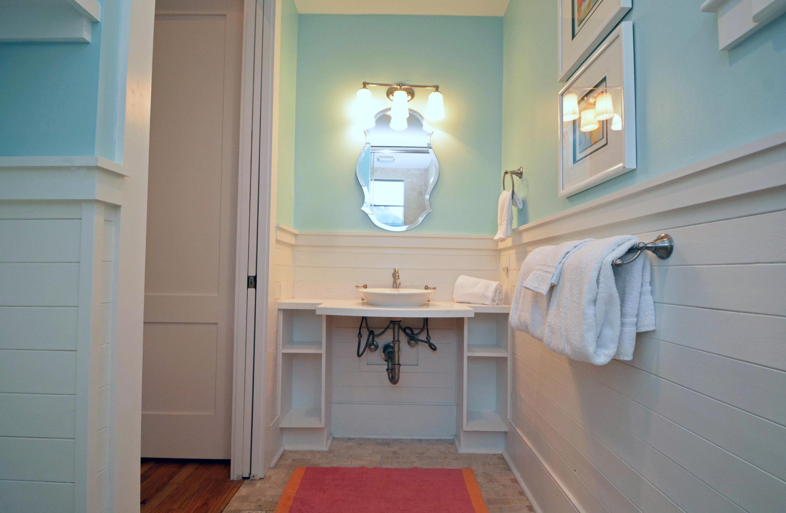 54 Round Road Rosemary Beach, FL 32461 - Photo 40 of 48 a bathroom with a sink and a mirror