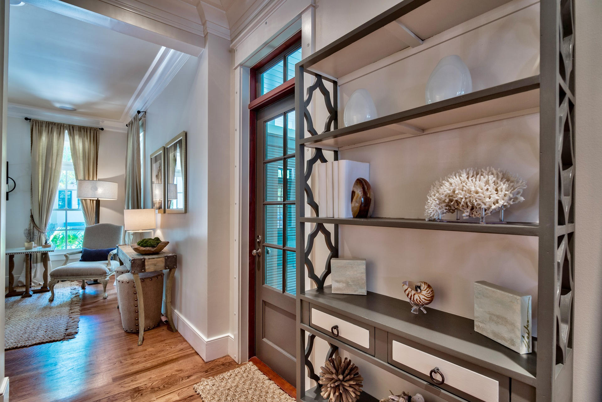 54 Round Road Rosemary Beach, FL 32461 - Photo 7 of 48 a view of a livingroom with furniture and hardwood floor