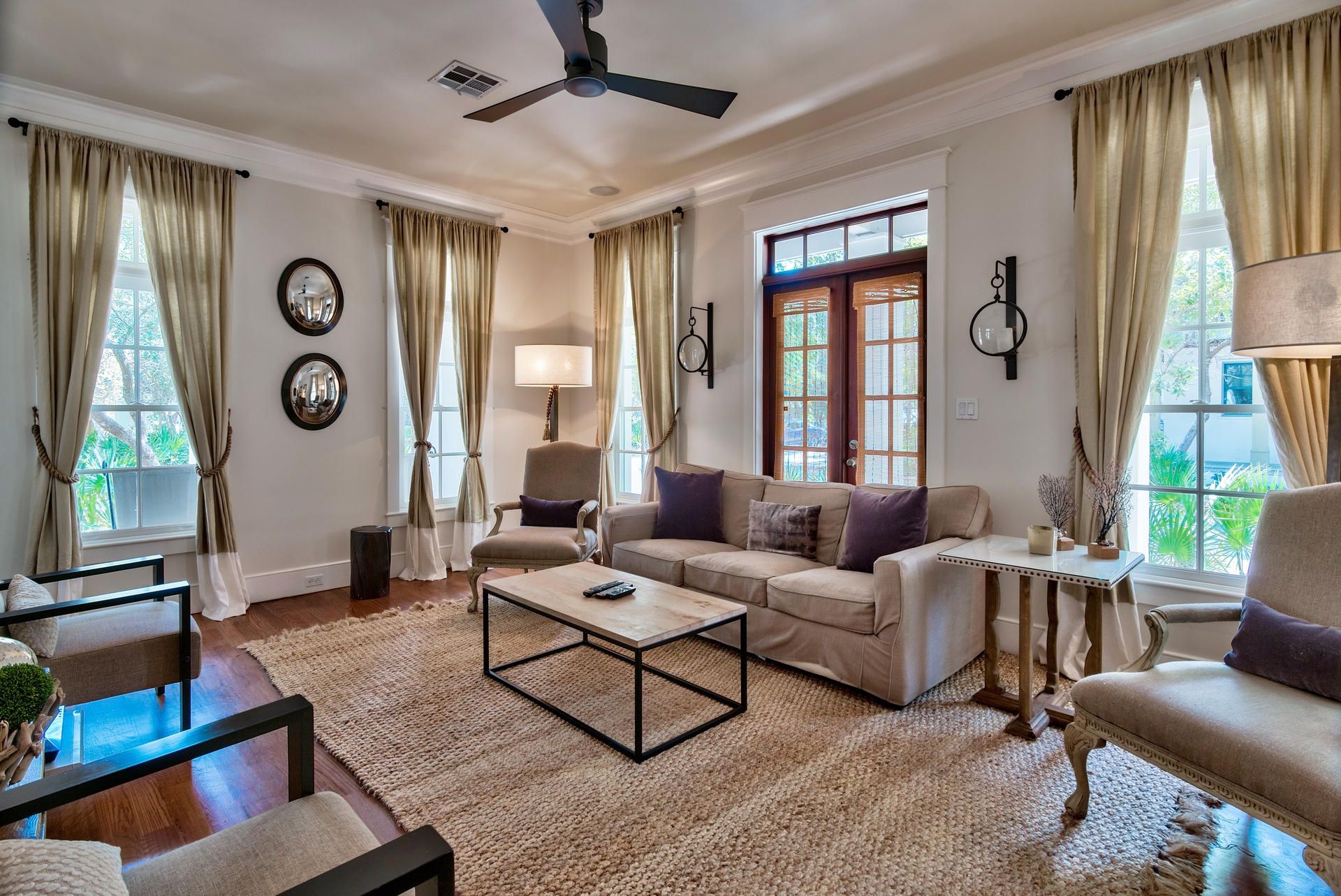 54 Round Road Rosemary Beach, FL 32461 - Photo 9 of 48 a living room with furniture and a window