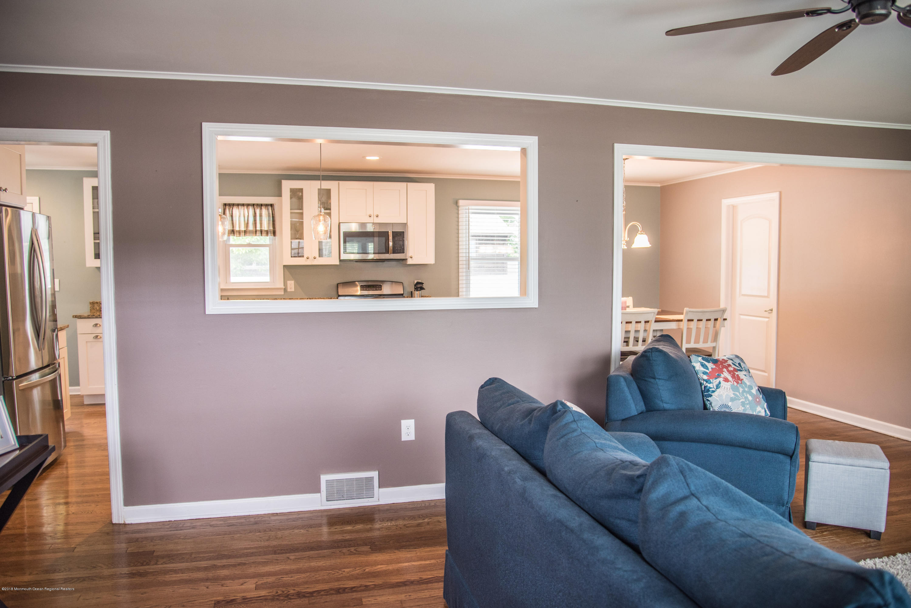 813 Beaver Dam Road Point Pleasant, NJ 08742 - Photo 4 of 27 a living room with furniture and a wooden floor