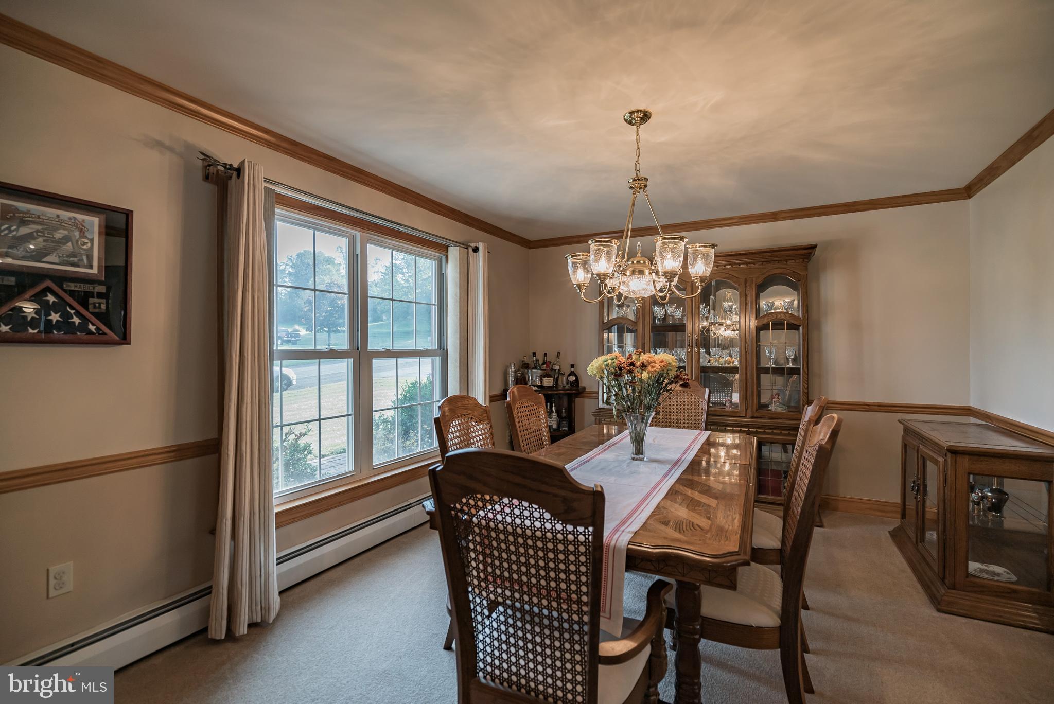 1714 Keith Drive Hellertown, PA 18055 - Photo 6 of 31 Dining room with crown molding and chair rail