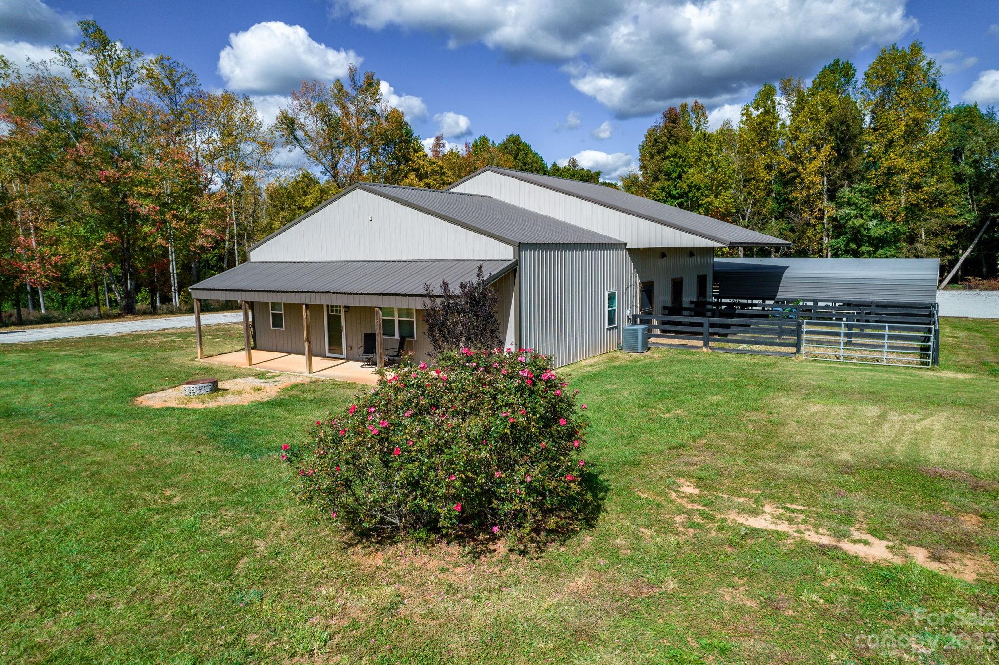 340 Foster Road Cleveland, NC 27013 - Photo 43 of 44 a front view of house with yard and outdoor seating