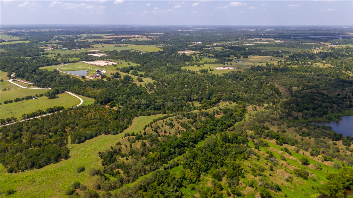 0 Leonard Road Bryan, TX 77807 - Photo 8 of 24 Aerial view of a heavily wooded area and a large body of water