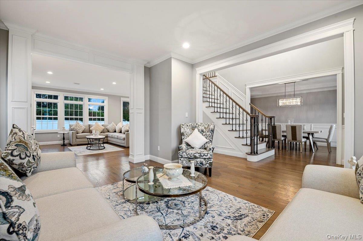 1427 Bellmore Road North Bellmore, NY 11710 - Photo 6 of 38 a living room with furniture and wooden floor