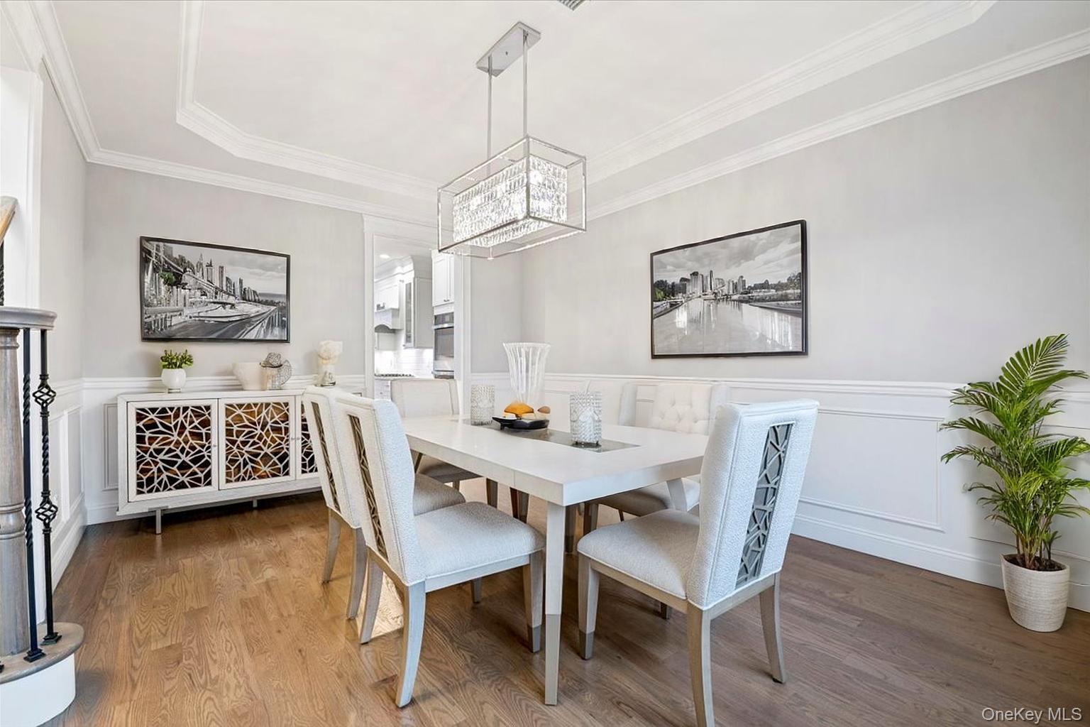 1427 Bellmore Road North Bellmore, NY 11710 - Photo 9 of 38 a view of a dining room with furniture and wooden floor