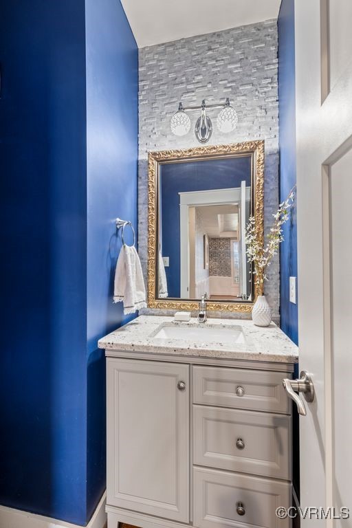 14106 Old Fort Drive Midlothian, VA 23113 - Photo 20 of 47 a bathroom with a sink and a mirror