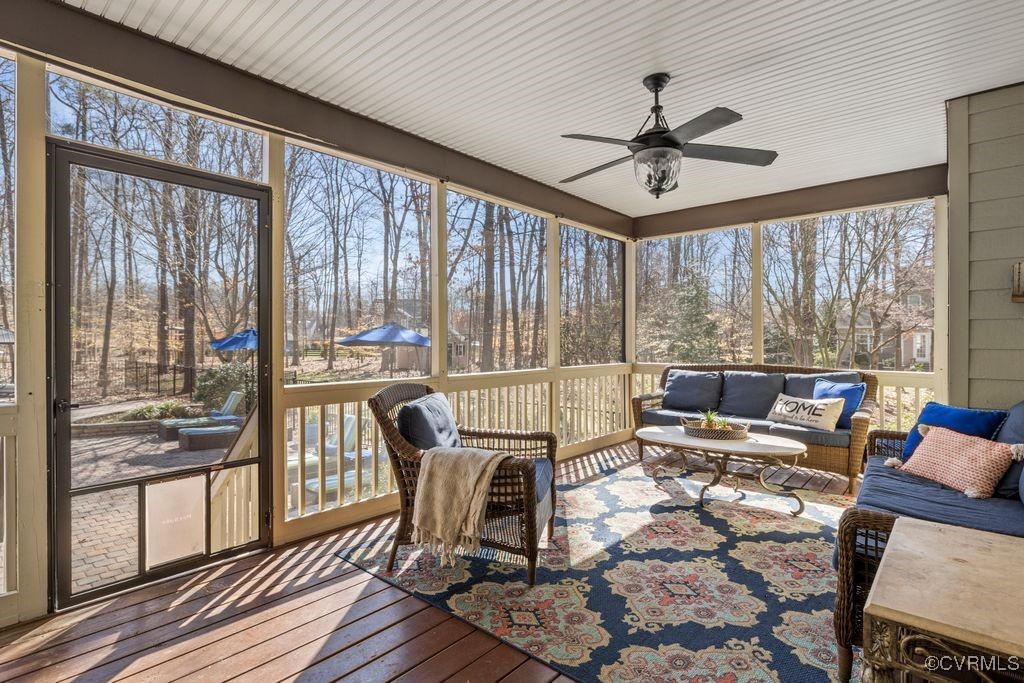 14106 Old Fort Drive Midlothian, VA 23113 - Photo 41 of 47 a living room with furniture and a large window