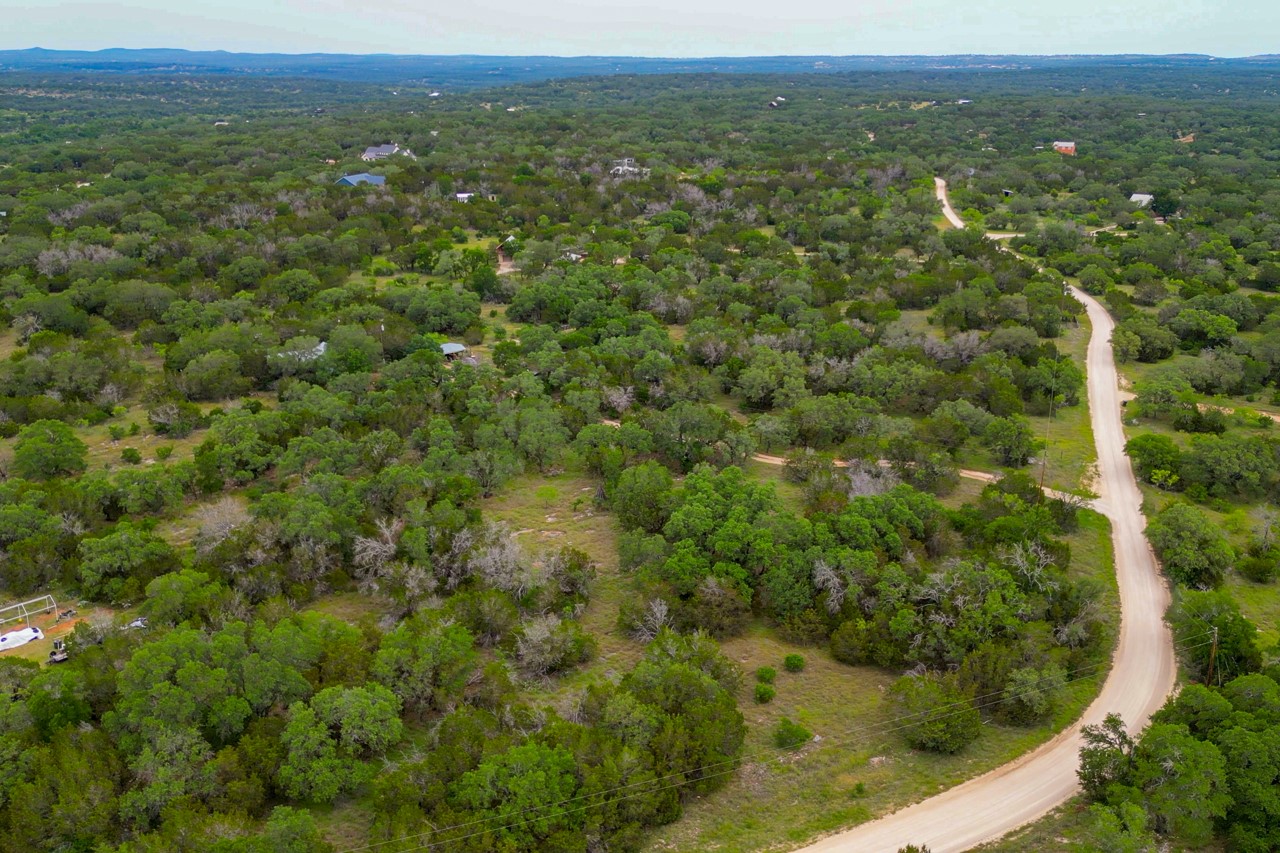 1365 Pedernales Hills Road Johnson City, TX 78636 - Photo 20 of 31 an aerial view of residential houses with outdoor space and trees