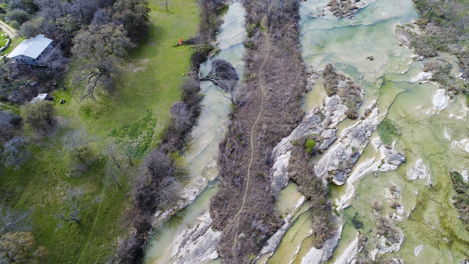 1365 Pedernales Hills Road Johnson City, TX 78636 - Photo 3 of 31 a aerial view of a house with a yard