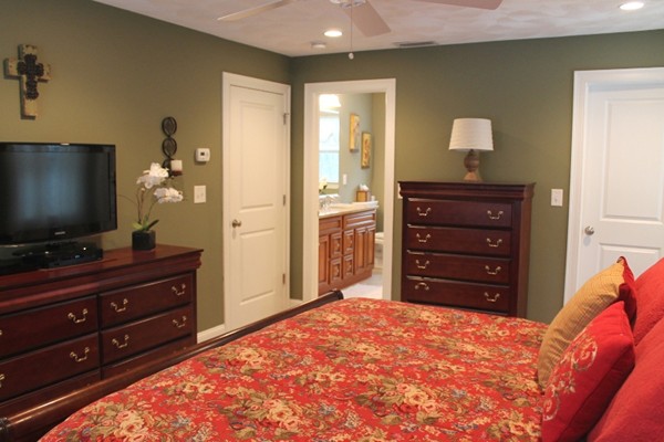 280 River St Extension Billerica, MA 01821 - Photo 14 of 23 a bedroom with a bed and a flat screen tv