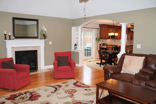 280 River St Extension Billerica, MA 01821 - Photo 3 of 23 a living room with furniture fireplace and rug