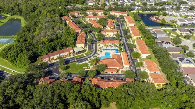 a view of outdoor space and swimming pool