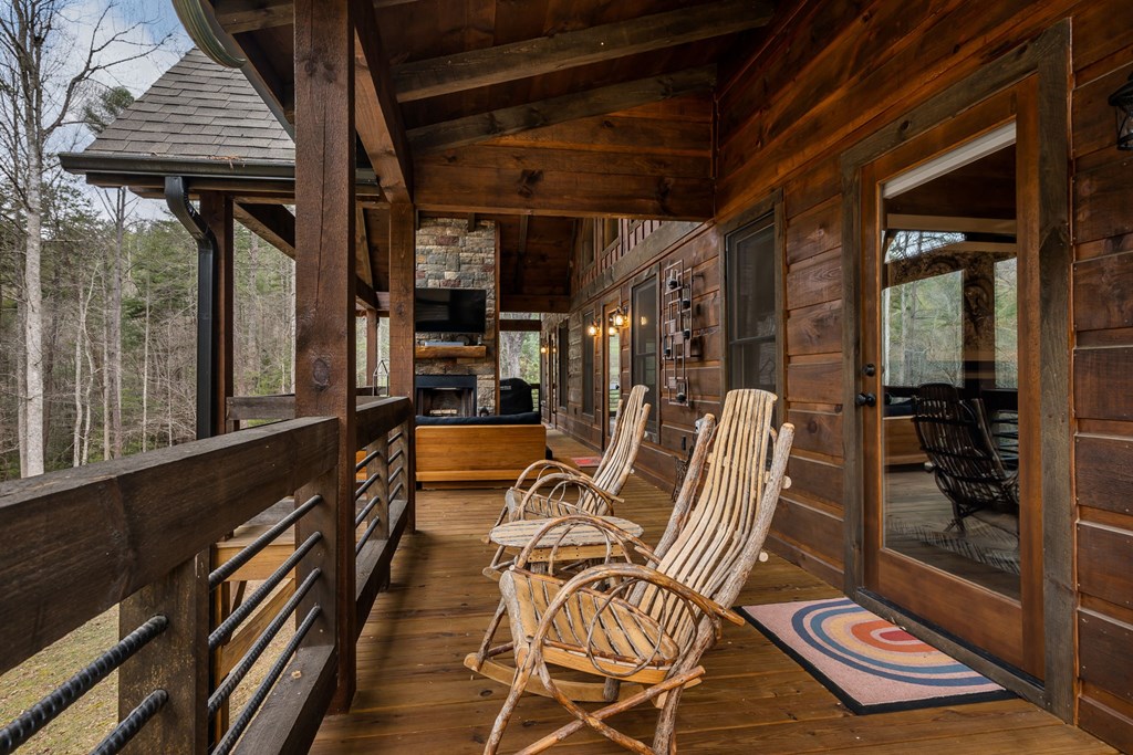 15 Bootleg Mountain Road Morganton, GA 30560 - Photo 26 of 67 a view of an outdoor space with seating area
