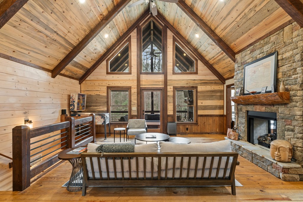 15 Bootleg Mountain Road Morganton, GA 30560 - Photo 6 of 67 a view of a chairs and table in the patio