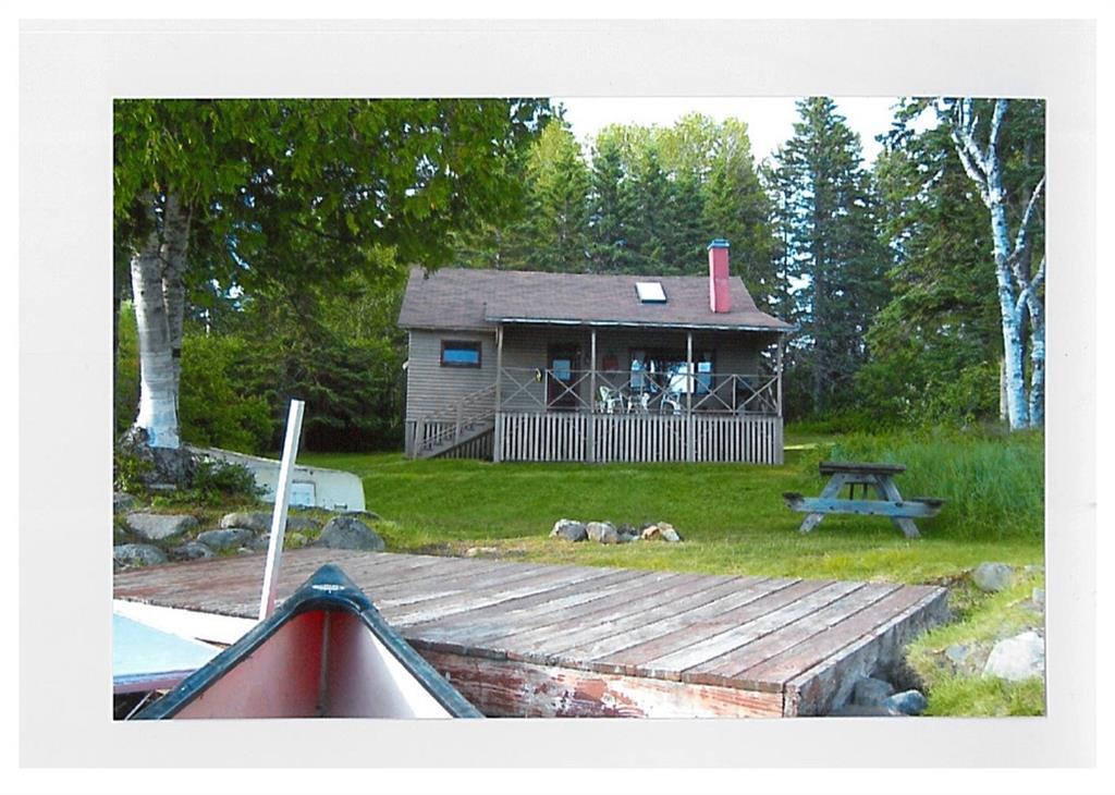 cottage from dock