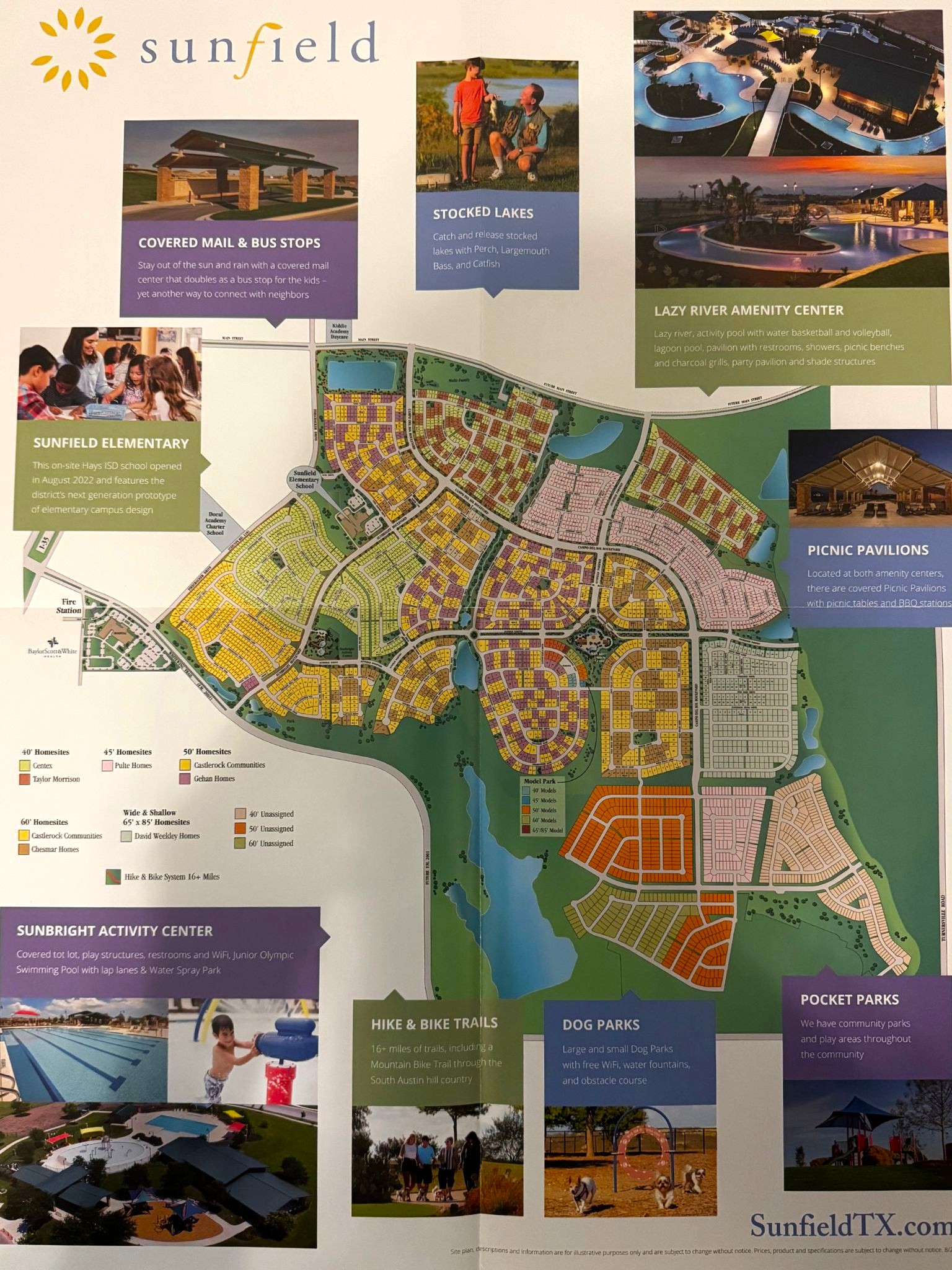 297 Tree Nut Loop Buda, TX 78610 - Photo 24 of 25 Sunfield Amenity Map
