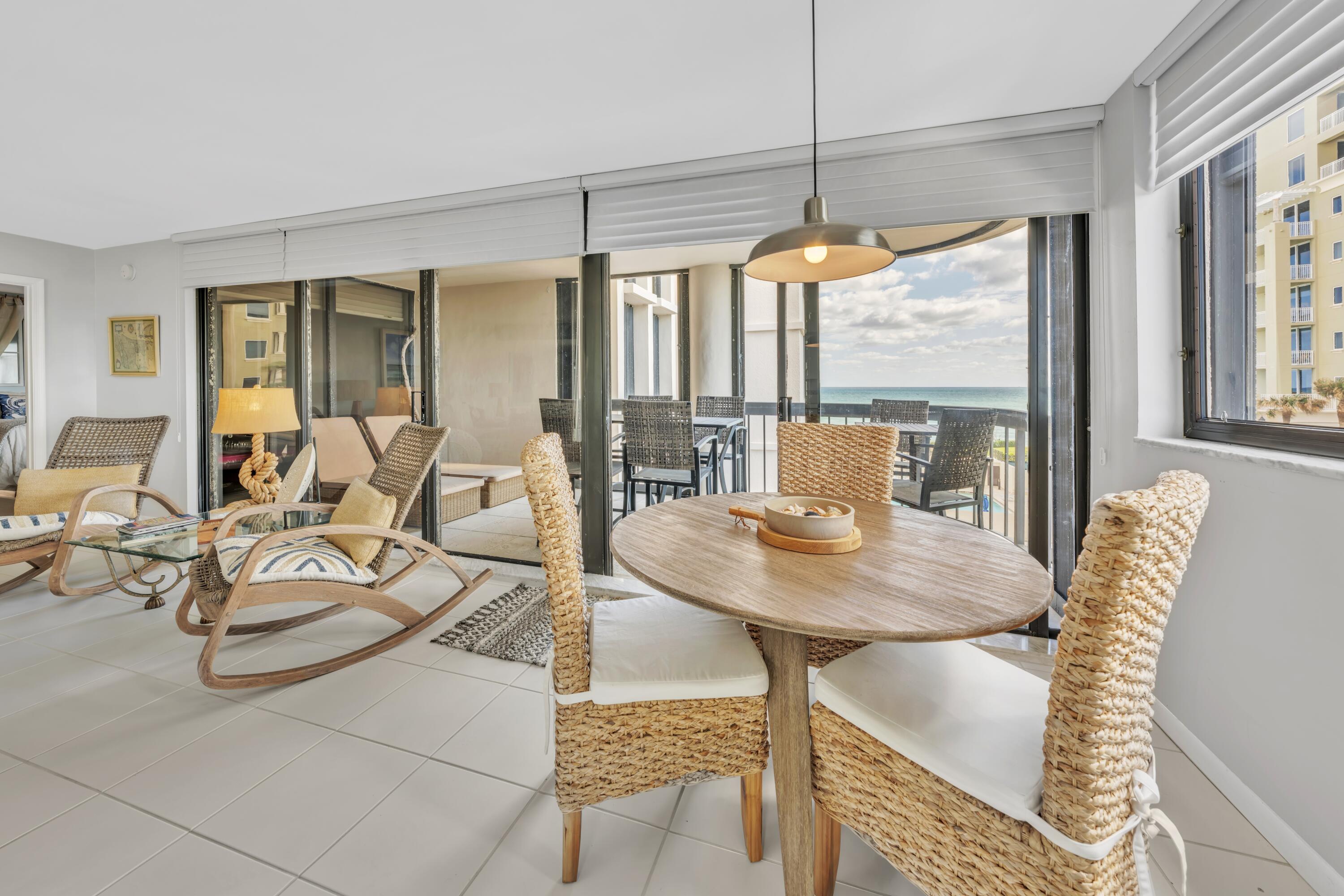 5380 North Ocean Drive, Unit 4A Singer Island, FL 33404 - Photo 21 of 75 Kitchen Nook and Living views of the wat